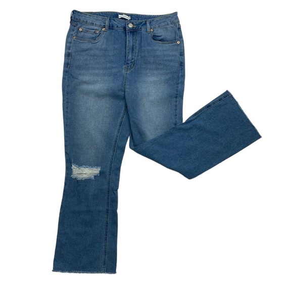 Avec Les Filles Women's High-Rise Cropped Straight Jeans 29 - Picture 3 of 12